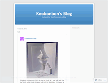 Tablet Screenshot of keobonbon.wordpress.com