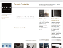 Tablet Screenshot of fantasticfrank.wordpress.com