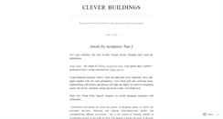 Desktop Screenshot of cleverbuildings.wordpress.com