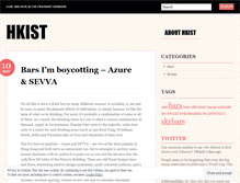 Tablet Screenshot of hkist.wordpress.com