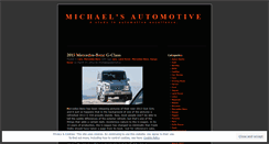 Desktop Screenshot of michaelsautomotive.wordpress.com