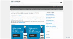 Desktop Screenshot of datasharing.wordpress.com