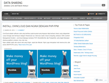 Tablet Screenshot of datasharing.wordpress.com