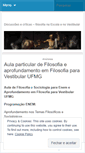 Mobile Screenshot of filosofiavestibular.wordpress.com