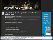 Tablet Screenshot of filosofiavestibular.wordpress.com