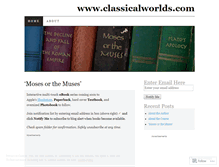 Tablet Screenshot of mosesmuses.wordpress.com