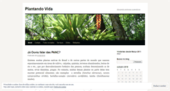 Desktop Screenshot of plantandovida.wordpress.com