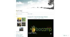 Desktop Screenshot of barcamp.wordpress.com