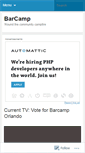 Mobile Screenshot of barcamp.wordpress.com