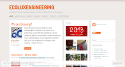 Desktop Screenshot of ecoluxengineering.wordpress.com