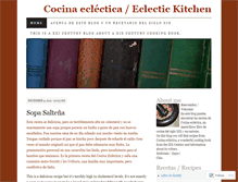 Tablet Screenshot of cocinaeclectica.wordpress.com