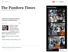 Tablet Screenshot of pandoratimes.wordpress.com