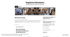 Desktop Screenshot of doggoneadventures.wordpress.com