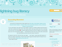 Tablet Screenshot of lightningbugliteracy.wordpress.com