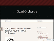 Tablet Screenshot of borchestra.wordpress.com