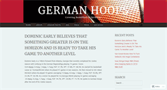 Desktop Screenshot of germanhoops.wordpress.com