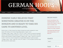 Tablet Screenshot of germanhoops.wordpress.com