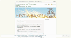 Desktop Screenshot of hestiabakery.wordpress.com