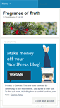 Mobile Screenshot of fragranceoftruth.wordpress.com