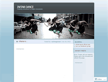 Tablet Screenshot of infin8dance.wordpress.com