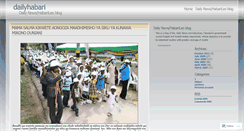Desktop Screenshot of dailyhabari.wordpress.com
