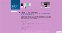 Desktop Screenshot of amethysttourstravel.wordpress.com