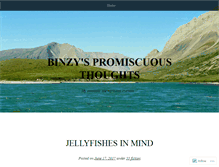 Tablet Screenshot of binzy.wordpress.com