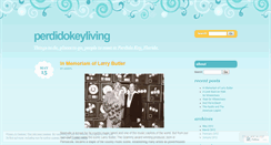 Desktop Screenshot of perdidokeyliving.wordpress.com
