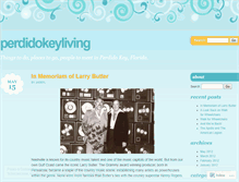 Tablet Screenshot of perdidokeyliving.wordpress.com