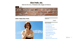 Desktop Screenshot of alexirwin.wordpress.com