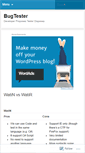 Mobile Screenshot of bugkillertester.wordpress.com
