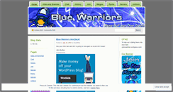 Desktop Screenshot of bluewarriorsofclubpenguinarmy.wordpress.com