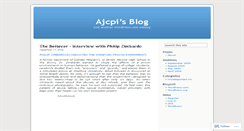 Desktop Screenshot of ajcpi.wordpress.com