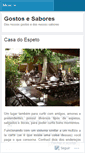 Mobile Screenshot of gostosesabores.wordpress.com