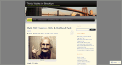 Desktop Screenshot of 30walksinbrooklyn.wordpress.com