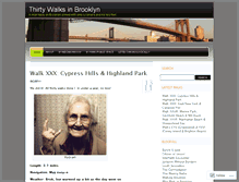 Tablet Screenshot of 30walksinbrooklyn.wordpress.com