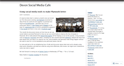 Desktop Screenshot of devonsocialmediacafe.wordpress.com