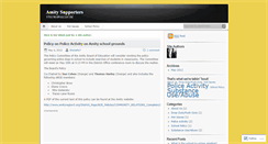 Desktop Screenshot of amitysupporters.wordpress.com