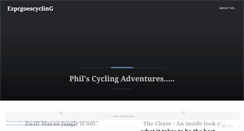 Desktop Screenshot of ezpcgoescycling.wordpress.com