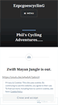 Mobile Screenshot of ezpcgoescycling.wordpress.com