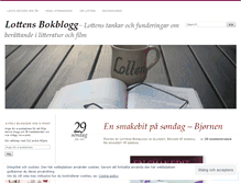 Tablet Screenshot of lottensbokblogg.wordpress.com