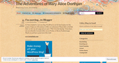 Desktop Screenshot of maryalicedorthjan.wordpress.com