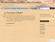 Tablet Screenshot of maryalicedorthjan.wordpress.com