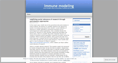 Desktop Screenshot of modelisation.wordpress.com