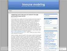 Tablet Screenshot of modelisation.wordpress.com