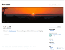Tablet Screenshot of jiveforce.wordpress.com