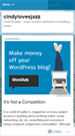 Mobile Screenshot of cindylovesjazz.wordpress.com