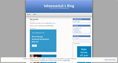 Desktop Screenshot of iobsesseduk.wordpress.com