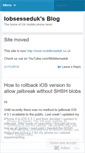 Mobile Screenshot of iobsesseduk.wordpress.com