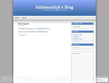 Tablet Screenshot of iobsesseduk.wordpress.com